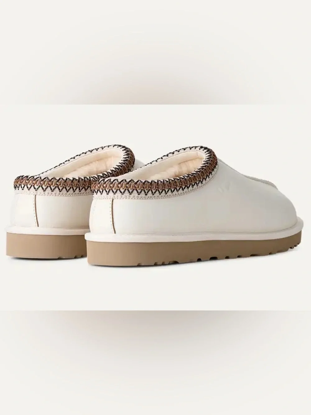 🦷 UGG TASMAN WHITE PEPPER LEATHER 🦷